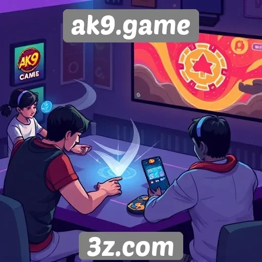 Recursos interativos do site ak9.game aumentam a experiência do usuário