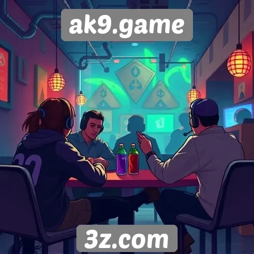 exploração da comunidade de jogadores no ak9.game
